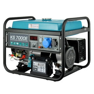 Генератор бензиновий 230В 5.5кВт електростартер Konner&Sohnen KS 7000E