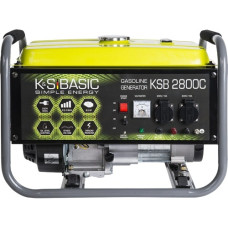 Генератор бензиновий 230В 2.8 кВт ручний заупуск Konner&Sohnen Basic KSB 2800C Генератор бензиновий 230В 2.8 кВт ручний заупуск Konner&Sohnen Basic KSB 2800C