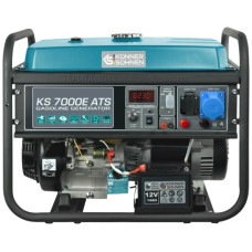 Генератор газо-бензиновий 230В 5.5 кВт АВР електростартер Konner&Sohnen KS 7000E ATS Генератор газо-бензиновий 230В 5.5 кВт АВР електростартер Konner&Sohnen KS 7000E ATS
