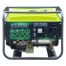Генератор бензиновий 230В 5.5 кВт ручний запуск Konner&Sohnen Basic KSB 6500C Генератор бензиновий 230В 5.5 кВт ручний запуск Konner&Sohnen Basic KSB 6500C
