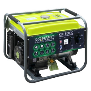 Генератор бензиновий 230В 5.5 кВт ручний запуск Konner&Sohnen Basic KSB 6500C