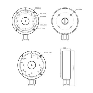Коробка распределительная TVT TD-YXH0302