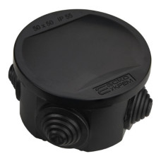 Распределительная коробка АСКО-УКРЕМ серии UAtmo Jet Black 50*50 (уп 25шт)