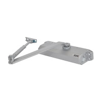 Дверний доводчик Dortec DT-516H Silver з фіксацією дверей у відчиненому положенні