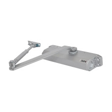 Дверной доводчик Dortec DT-516H Silver с фиксацией дверей в открытом положении
