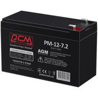 Акумуляторна батарея Powercom AGM 7.2Ah-12V Акумуляторна батарея Powercom AGM 7.2Ah-12V