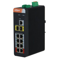 Комутатор Dahua DH-PFS4210-8GT-DP 8-портовий гігабітний з PoE Комутатор Dahua DH-PFS4210-8GT-DP 8-портовий гігабітний з PoE