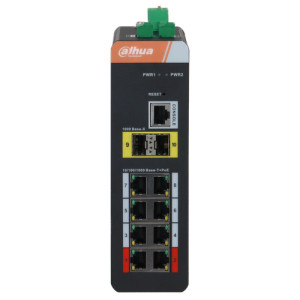 Коммутатор Dahua DH-PFS4210-8GT-DP 8-портовый гигабитный с PoE