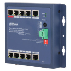 Комутатор Dahua DH-CHS4110-8ET-90-F PoE 9 портів керований