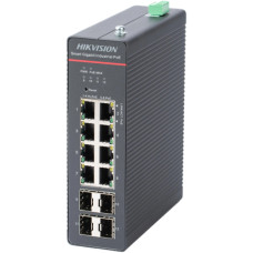 Коммутатор Hikvision DS-3T1512HP-SI-8P4FKIT(240W) 8 портов управляемый