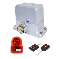 Комплект автоматики для откатных ворот весом до 1800 кг Weilai DGY1800Pro kit с сигнальной лампой Комплект автоматики для откатных ворот весом до 1800 кг Weilai DGY1800Pro kit с сигнальной лампой