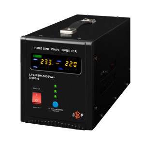ИБП LogicPower LPY-PSW-1000VA+ (700Вт) 10A/20A с правильной синусоидой 12V