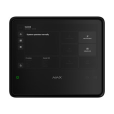 Бездротовий ППКП Ajax EN54 Fire Hub Jeweller Black з Wi-Fi, 2G/4G, Ethernet, підтримкою до 200 пристроїв та 40 пожежних зон