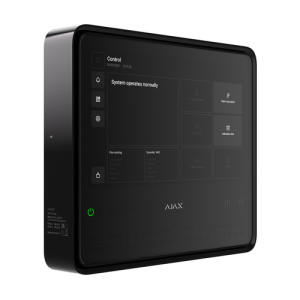 Беспроводной ППКП Ajax EN54 Fire Hub Jeweller Black с Wi-Fi, 2G/4G, Ethernet, поддержкой до 200 устройств и 40 пожарных зон