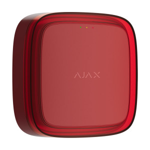 Бездротовий адресний пожежний оповіщувач світловий Ajax EN54 FireProtect (VAD) Jeweller Red