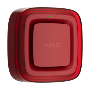 Бездротовий адресний пожежний оповіщувач світлозвуковий Ajax EN54 FireProtect (Sounder/VAD) Jeweller Red