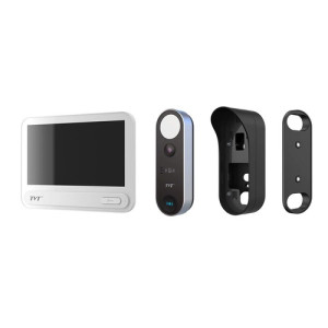 Комплект IP-відеодомофона TVT TE-KT6101-001 з WiFi White: відеодомофон 7", відеопанель 2Mp