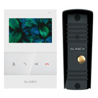Комплект видеодомофона Slinex SQ-04 White+ML-16HR (черный)