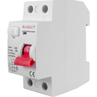 Вимикач диференційного струму Enext e.rccb.stand.2.40.30 2р, 40А, 30mA Вимикач диференційного струму Enext e.rccb.stand.2.40.30 2р, 40А, 30mA