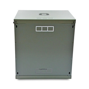 Шафа серверна SteelNet 12U 600 x 450 для мережевого обладнання (скло, сірий)