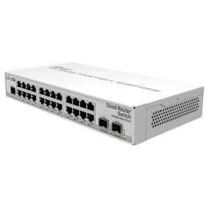 Коммутатор MikroTik 326-24G-2S+IN (CRS326-24G-2S+IN) 24 порта управляемый