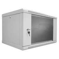 Шкаф серверный SteelNet 7U 600 x 400 для сетевого оборудования (стекло, серый) Шкаф серверный SteelNet 7U 600 x 400 для сетевого оборудования (стекло, серый)
