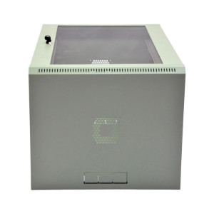 Шкаф серверный SteelNet 15U 600 x 500 для сетевого оборудования (стекло, серый)