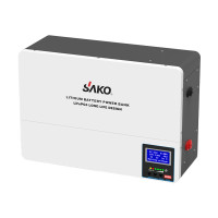 Акумуляторна батарея Sako SK-51.2V100Ah Li-Wall series 100А*год 51.2В 5120Вт*год LiFePO4 настінний монтаж Акумуляторна батарея Sako SK-51.2V100Ah Li-Wall series 100А*год 51.2В 5120Вт*год LiFePO4 настінний монтаж