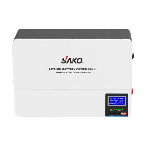Акумуляторна батарея Sako SK-51.2V100Ah Li-Wall series 100А*год 51.2В 5120Вт*год LiFePO4 настінний монтаж