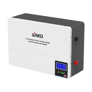 Акумуляторна батарея Sako SK-51.2V100Ah Li-Wall series 100А*год 51.2В 5120Вт*год LiFePO4 настінний монтаж