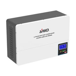 Акумуляторна батарея Sako SK-51.2V100Ah Li-Wall series 100А*год 51.2В 5120Вт*год LiFePO4 настінний монтаж