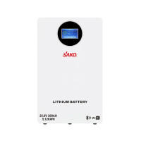 Акумуляторна батарея Sako Li-Sun series SK-25.6V200Ah LiFePO4 200А*год 25.6В 5120Вт*год настінний / підлоговий монтаж Акумуляторна батарея Sako Li-Sun series SK-25.6V200Ah LiFePO4 200А*год 25.6В 5120Вт*год настінний / підлоговий монтаж