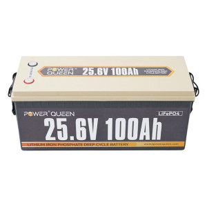 Акумуляторна батарея Power Queen 25.6V 100Ah, 2560Wh, BMS 100A 25.6В 100А/год LiFePO4