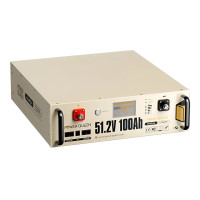 Акумуляторна батарея Power Queen P51.2V100-100-COM-16-S3U 51.2В 5120Вт/год монтаж в стійку 19" LiFePO4