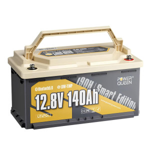 Акумуляторна батарея Power Queen H190 P12V140-150-RV190-BT-4-AC150 з Bluetooth 12.8В 140А/год LiFePO4