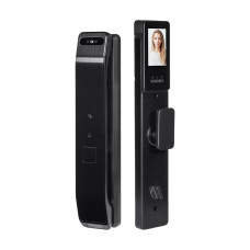 Замок біометричний автономний Trinix TRL-8804BTV Black L/R з Bluetooth та Wi-Fi, Mifare