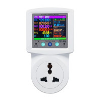 Розумна розетка TOMZN TOVPD1-SKW Universal+EU 16A з Wi-Fi (Tuya) з реле контролю напруги, струму, потужності Розумна розетка TOMZN TOVPD1-SKW Universal+EU 16A з Wi-Fi (Tuya) з реле контролю напруги, струму, потужності