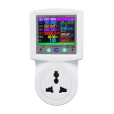 Розумна розетка TOMZN TOVPD1-SKW Universal+EU 16A з Wi-Fi (Tuya) з реле контролю напруги, струму, потужності Розумна розетка TOMZN TOVPD1-SKW Universal+EU 16A з Wi-Fi (Tuya) з реле контролю напруги, струму, потужності