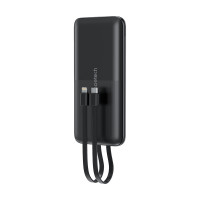 Повербанк Choetech B654 10000mAh 22.5W QC3.0 PD3.0 вбудовані кабелі Type-C та Lightning Black Повербанк Choetech B654 10000mAh 22.5W QC3.0 PD3.0 вбудовані кабелі Type-C та Lightning Black