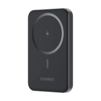 Повербанк Choetech B709 5000mAh PD3.0 бездротова магнітна зарядка Black Повербанк Choetech B709 5000mAh PD3.0 бездротова магнітна зарядка Black