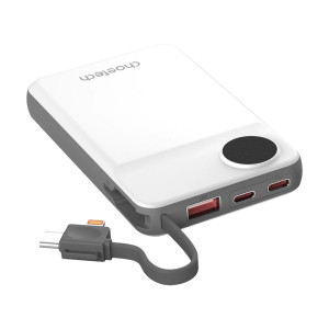Повербанк Choetech B695 10000mAh QC3.0 PD3.0 беспроводная зарядка White