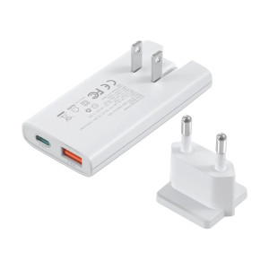 Сетевое зарядное устройство для Choetech PD6011 Ultra thin PD67W GAN A+C White