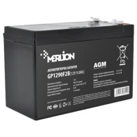 Аккумуляторная батарея MERLION AGM GP1290F2B 12В 9А/ч Аккумуляторная батарея MERLION AGM GP1290F2B 12В 9А/ч