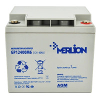 Аккумуляторная батарея MERLION AGM GP12400M6 12В 40 А/г Аккумуляторная батарея MERLION AGM GP12400M6 12В 40 А/г