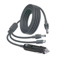 Кабель живлення 3 в 1 для Starlink Mini E-NET автомобільний прикурювач, DC Plug та USB Type-C Plug 5м Кабель живлення 3 в 1 для Starlink Mini E-NET автомобільний прикурювач, DC Plug та USB Type-C Plug 5м