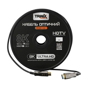 Кабель HDMI V2.1 оптичний 60м Trinix (AOC-HDMI8k-60m)