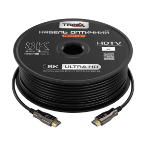 Кабель HDMI V2.1 оптичний 60м Trinix (AOC-HDMI8k-60m)