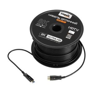 Кабель HDMI V2.1 оптический 80м Trinix (AOC-HDMI8k-80m)
