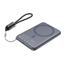 Повербанк Choetech B861 5000mAh 20W QC3.0 PD3.0 бездротова магнітна зарядка MagSafe Grey Повербанк Choetech B861 5000mAh 20W QC3.0 PD3.0 бездротова магнітна зарядка MagSafe Grey
