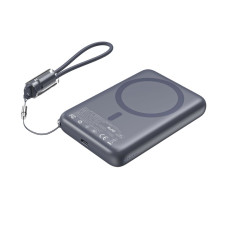 Повербанк Choetech B862 10000mAh 22.5W QC3.0 PD3.0 бездротова магнітна зарядка MagSafe Grey Повербанк Choetech B862 10000mAh 22.5W QC3.0 PD3.0 бездротова магнітна зарядка MagSafe Grey